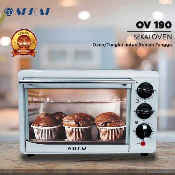 Sekai Oven Listrik 19 Liter - OV 190 | OV190